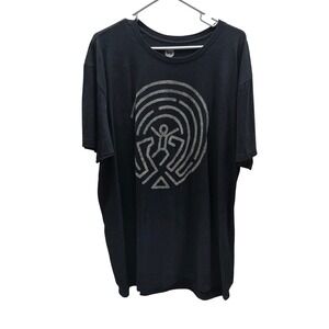 Westworld Maze Maze Runner Graphic T‎ Shirt Mens 2XL Black Cotton